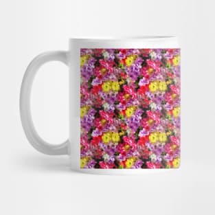 colorful game of flowers, flowers of many colors Mug